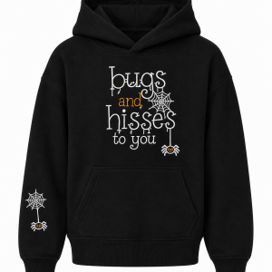 Bugs & Hisses Hoodie Black