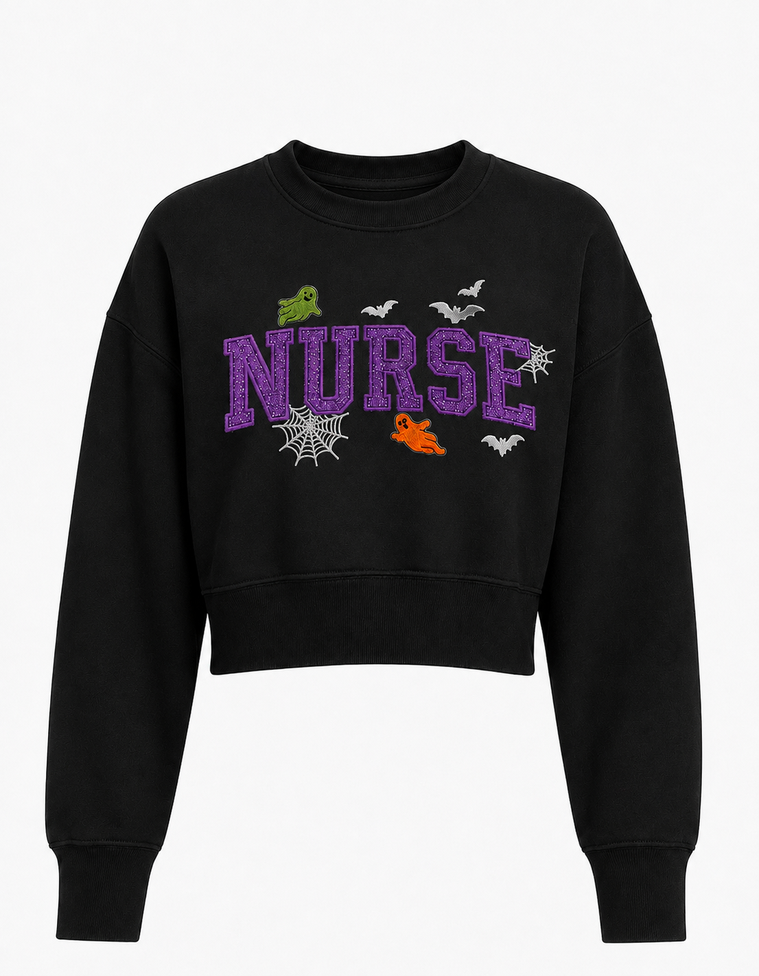 Black Spooky Nurse Sweater - Image 2