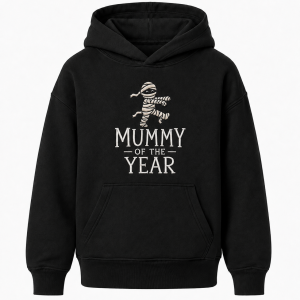 Mummy Of The Year Hoodie Black