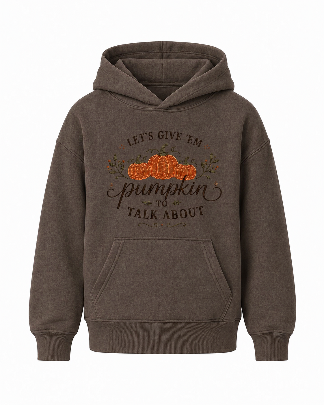 Pumpkin to Talk About Hoodie Cocoa
